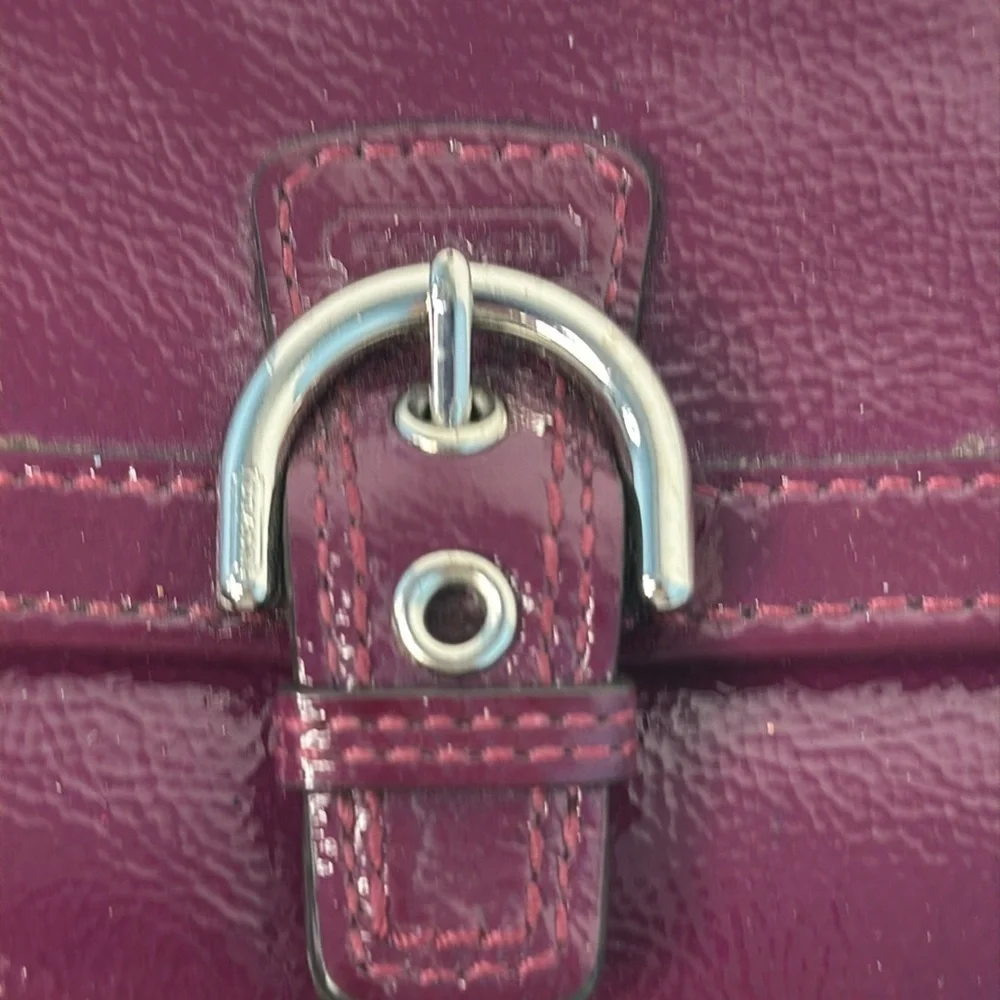 Coach Soho Buckle Slim Envelope Wallet F47785 PLUM